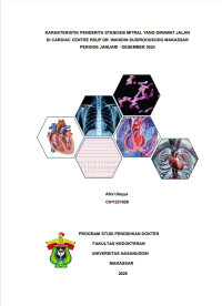 Image of Karakteristik penderita stenosis mitral yang dirawat jalan di cardiac centere DR.  Wahidin sudirohusodo Makassar priode Januari - Desember 2024