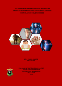 Image of Analisis hubungan faktor risiko obesitas dan aktivitas fisik terhadap kejadian osteoartritis di rsup dr. wahidin sudirohusodo