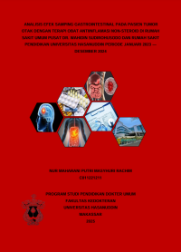 Image of Analisis efek samping gastrointestinal pasien tumor otak dengan terapi obat antiinflamasi non-steroid di rumah sakit umum pusat dr. wahidin sudirohusodo dan rumah sakit pendidikan universitas hasanuddin periode januari 2023-desember 2024