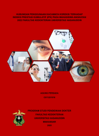 Image of Hubungan penggunaan kacamata koreksi terhadap indeks prestasi kumulatif (ipk) pada mahasiswa angkatan 2022 fakultas kedokteran universitas hasanuddin