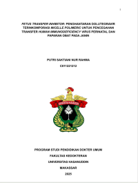 Image of Fetus transfer inhibitor penghantaran dolutegravir terinkomporasi micelle polimeric untuk pencegahan transfer human immunodeficiency virus perinatal dan paparan obat pada janin