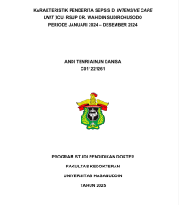 Image of Karakteristik penderita sepsis di intensive care unit (ICU) RSUP DRWS periode Januari 2024-Desember 2024