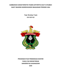 Image of Gambaran karakteristik pasien arthritis gout di RSWS makassar periode 2024