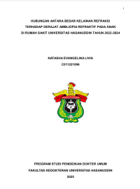 Image of Hubungan antara besar kelainan refraksi terhadap derajat ambliopia refraktif pada anak di RS Unhas tahun 2022-2024