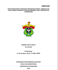 Image of Efek radioterapi terhadap perubahan profil hematologi pada pasien kanker payudara di rumah sakit Universitas Hasanuddin