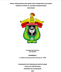 Image of Profil penggunaan analgesik pada pasien instalasi gawat darurat di RSUP DR. Wahidin Sudirohusodo Makassar
