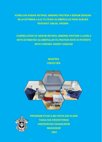 Image of Korelasi kadar retinol binding protein 4 serum dengan nilai estimasi laju filtrasi glomerulus pada subjek penyakit ginjal kronik