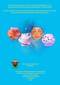 Image of Efektivitas melatonin topikal terhadap perbaikan klinis indeks melanin dan penurunan skor mmasi pada melasa