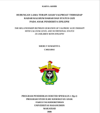 Image of Hubungan lama terapi asam valproat terhadap kadar kalsium darah dan status gizi pada anak penderita epilepsi