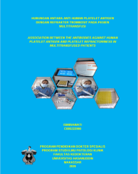 Image of Hubungan antara anti human platelet antigen dengan refrakter trombosit pada pasien multitransfusi