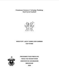 Image of Pemaknaan generasi Z terhadap phubbing: studi survei kualitatif