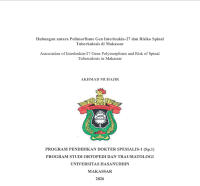 Image of Hubungan antara polimorfisme gen interleukin-27 dan risiko spinal tuberkulosis di Makassar
