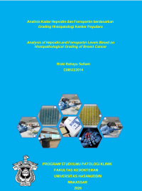 Image of Analisis kadar hepsidin dan ferroportin berdasarkan grading histopatologi kanker payudara