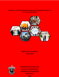 Image of Kontribusi job characteristic terhadap work engagement karyawan PT. Bumi Sarana Beton