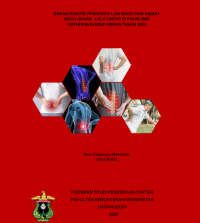 Image of Karakteristik penderita low back pain akibata kecelakaan lalu .intas di poliklinik orthopaedi RSUP Unhas tahun 2023