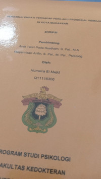 Image of Pengaruh empati terhadap perilaku prososial remaja di kota Makassar