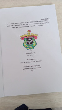 Image of Gambaran tingkat stres dengan kejadian dismenore pada mahasiswa PDU FK Unhas pada masa pandemi