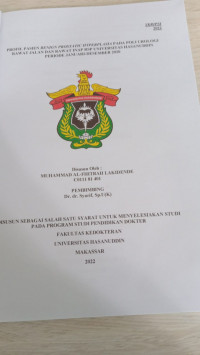 Image of Profil pasien benign prostatic hyperplasia pada poli urologi rawat jalan dan rawat inap RSP Unhas periode januari-Desember 2020