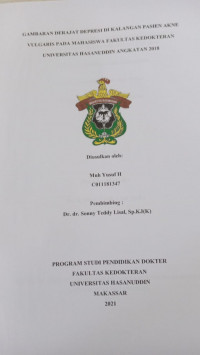 Image of Gambaran derajat depresi di kalangan pasien akne vulgaris pada mahasiswa FK Unhas angkatan 2018