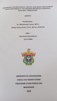Image of Hubungan psychological capital dan work engagement pada karyawan PT. Pelabuhan Indonesia (persero) regional 4 Makassar