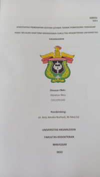 Image of Efektivitas penerapan sistem leitner-teknik pomodoro terhadap hasil belajar anatomi mahasiswa fakultas kedokteran Universitas Hasanuddin