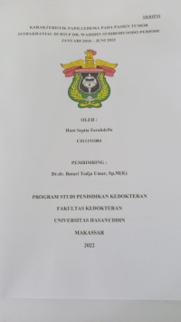Image of Karakteristik papilledema pada pasien tumor intrakranial di RSUP DR. wahidin Sudirohusodo periode januari 2018-juni 2022