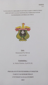 Image of Tatalaksana rehabilitasi pada pasien coronavirus disease 2019: kajian sistematis terhadap studi randomized controlled trial