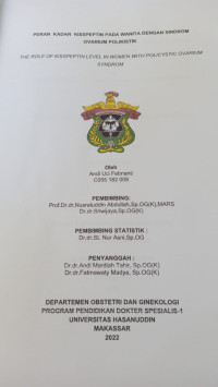 Image of Peran kadar kisspeptin pada wanita dengan sindrom ovarium polikistik