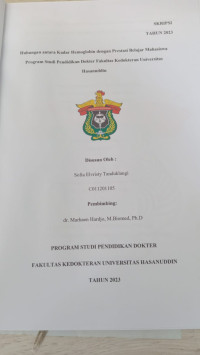 Image of Hubungan antara kadar hemoglobin dengan prestasi belajar mahasiswa program studi pendidikan dokter fakultas kedokteran universitas Hasanuddin