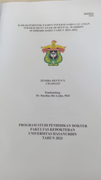 Image of Karakteristik pasien infeksi SARS-CoV-2 dan infeksi denvanak di RSUP dr. Wahidin Sudirohusodo tahun 2021-2022