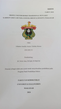 Image of Profil faktor risiko tradisional penyakit kardiovaskular pada subyek obesitas di kota Makassar