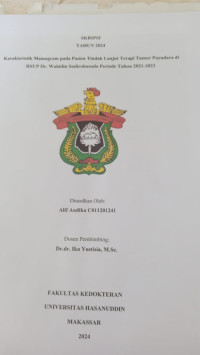 Image of Karakteristik momogram pada pasien tindak lanjut terapi tumor payudara di RSUP DRWS periode tahun 2021-2023