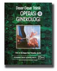 Image of Dasar-dasar operasi ginekologi