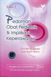 Image of Pedoman obat pediatril & implikasi keperawatan